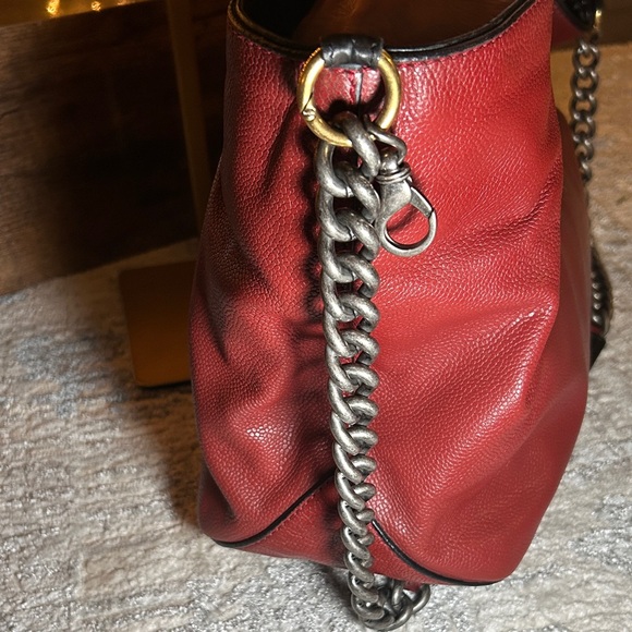 257. CHANEL Reissue Red Leather Chain Shoulder Bag with COA - Picture 5 of 13